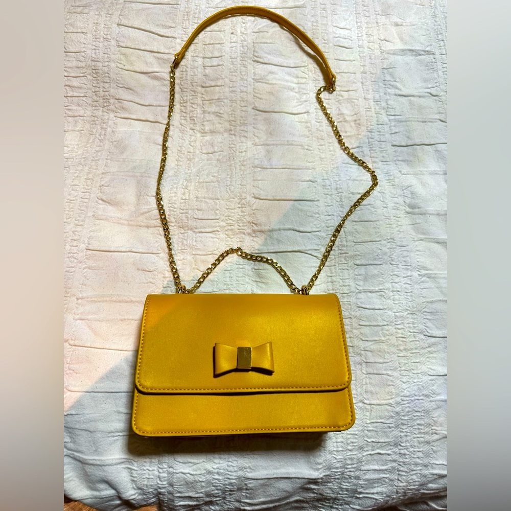 Mustard Yellow Crossbody Purse